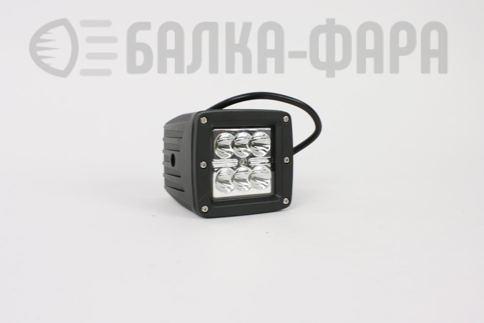 Фара светодиодная дальнего света,  18 Ватт