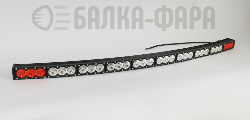 Изогнутая противотуманная LED-балка, 300 Ватт, серия F1 X